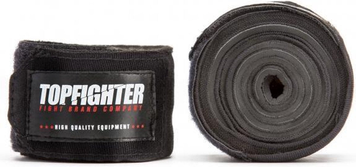 Topfighter Neoprene Bandages Zwart 350cm