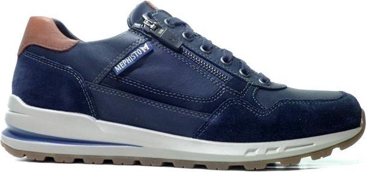 Mephisto Bradley Veterschoenen Sneakers Blauw 40.5