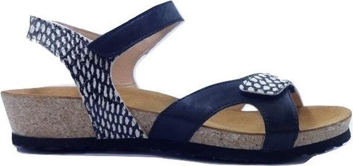Think Dumia Sandaal Zwart  Wit 6 86375 09