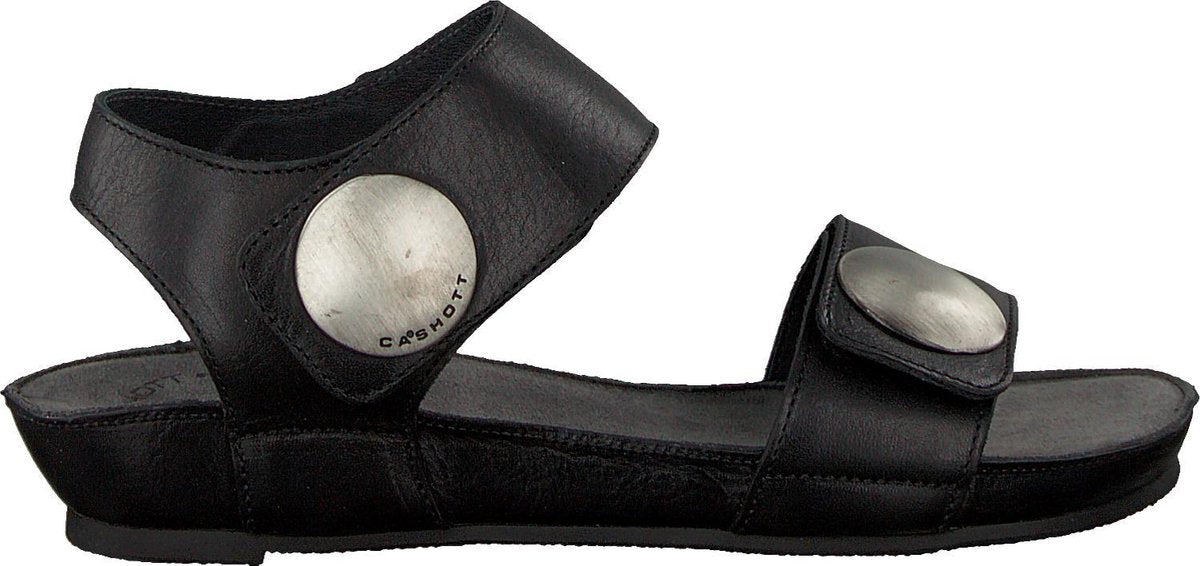 Ca'Shott 10152 - Volwassenen Platte sandalenDames Sandalen - Kleur: Zwart - Maat: 37