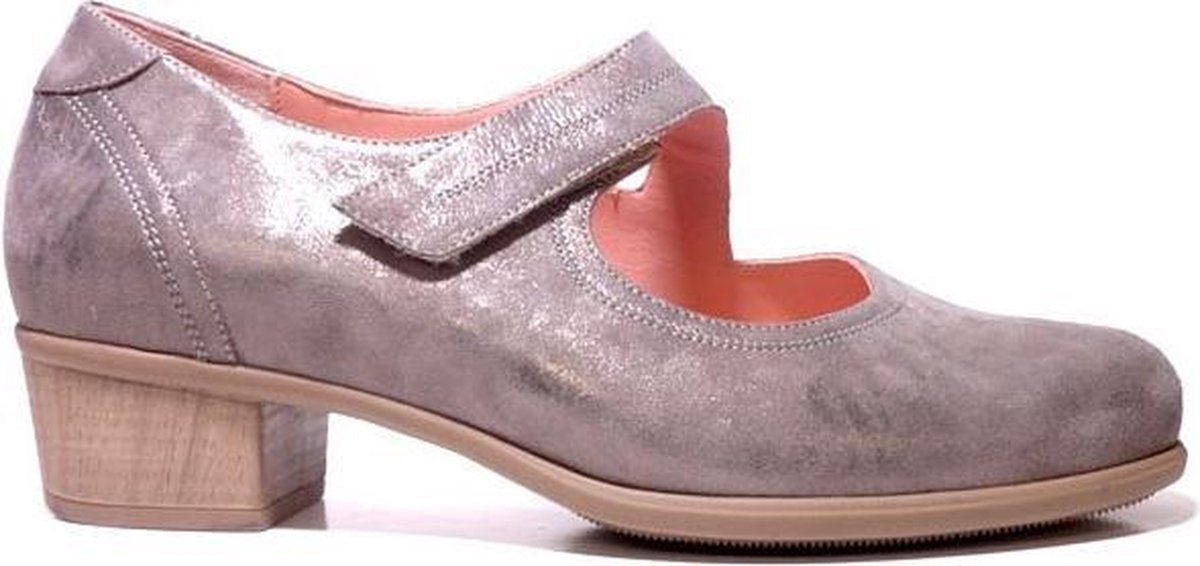 Durea 5679 H - Volwassenen Pumps - Kleur: Taupe - Maat: 40