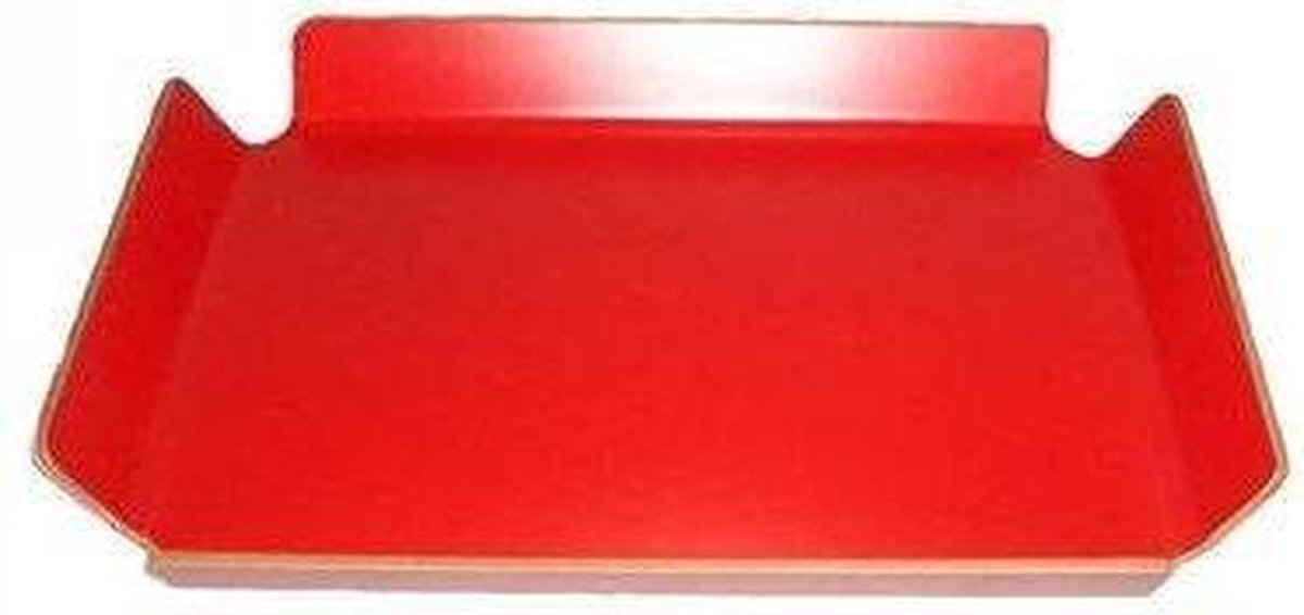 Point-Virgule Dienblad - Met Opstaande Rand - Rood - 44.5 x 33.5 x 4.5cm