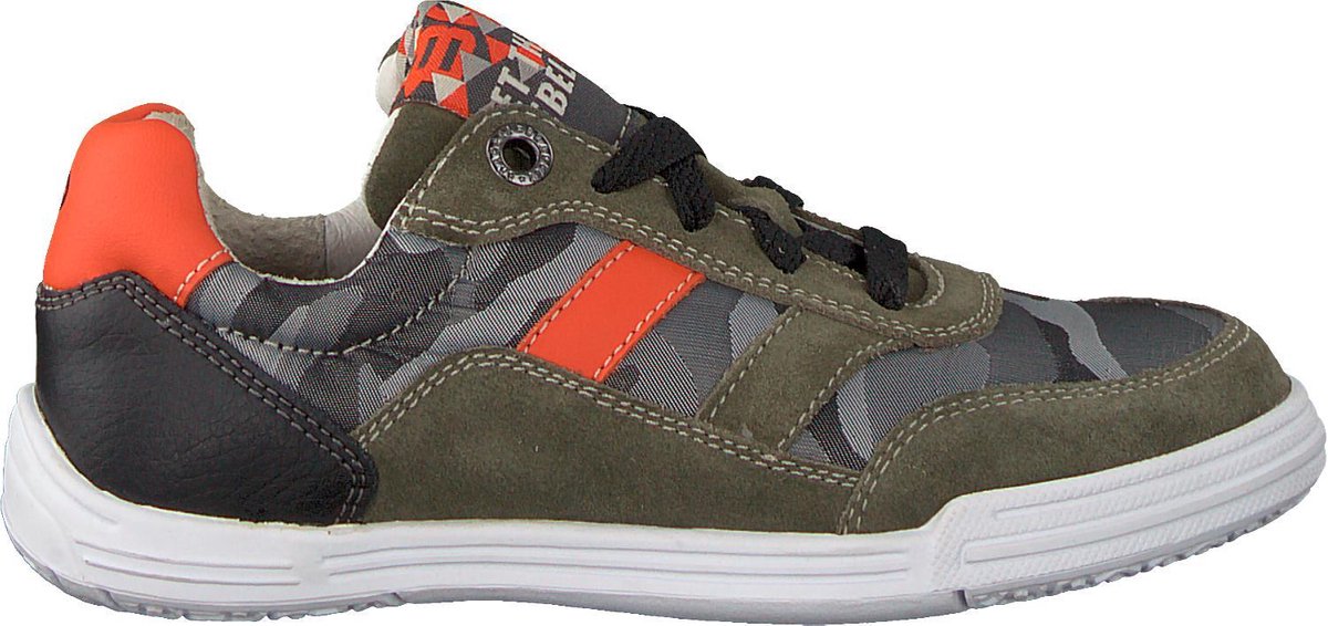Braqeez 419402-469 Jongens Veterschoenen - Maat 30 - Groen - Veterschoenen - - Suède - Veters - Kindersneakers
