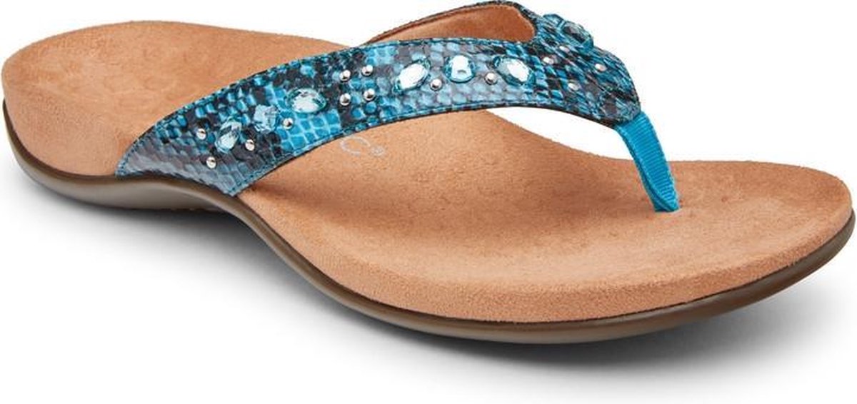 Vionic Lucia slippers slangenprint - Maat 38
