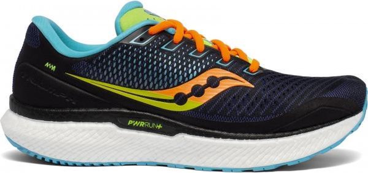 Saucony Triumph 18 Heren - zwart/oranje - maat 44