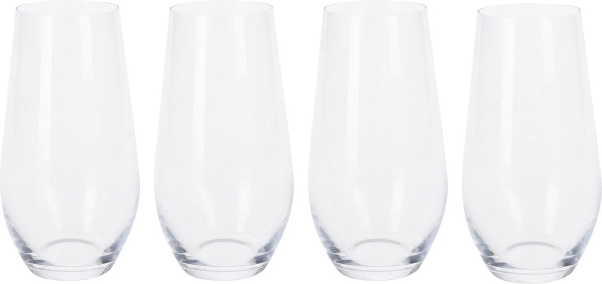 JAP Crystal Waterglas - Glas - 58 cl - 4 stuks