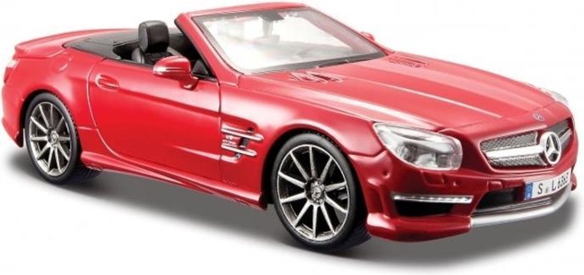 Maisto MERCEDES BENZ SL 63 AMG CABRIOLET 2012 1:24 - rood