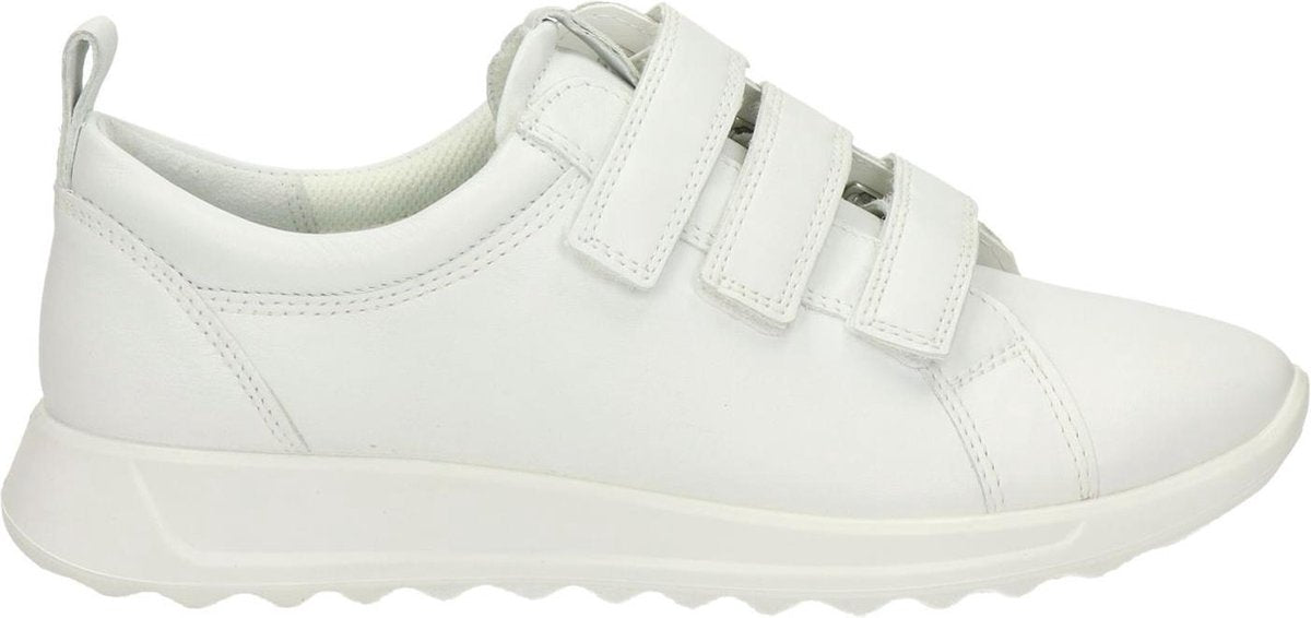 Ecco Flexure Runner  dames klittenbandschoen - Wit - Maat 39