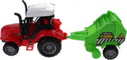 Gearbox Tractor Met Hooikar 30 Cm Groen/rood