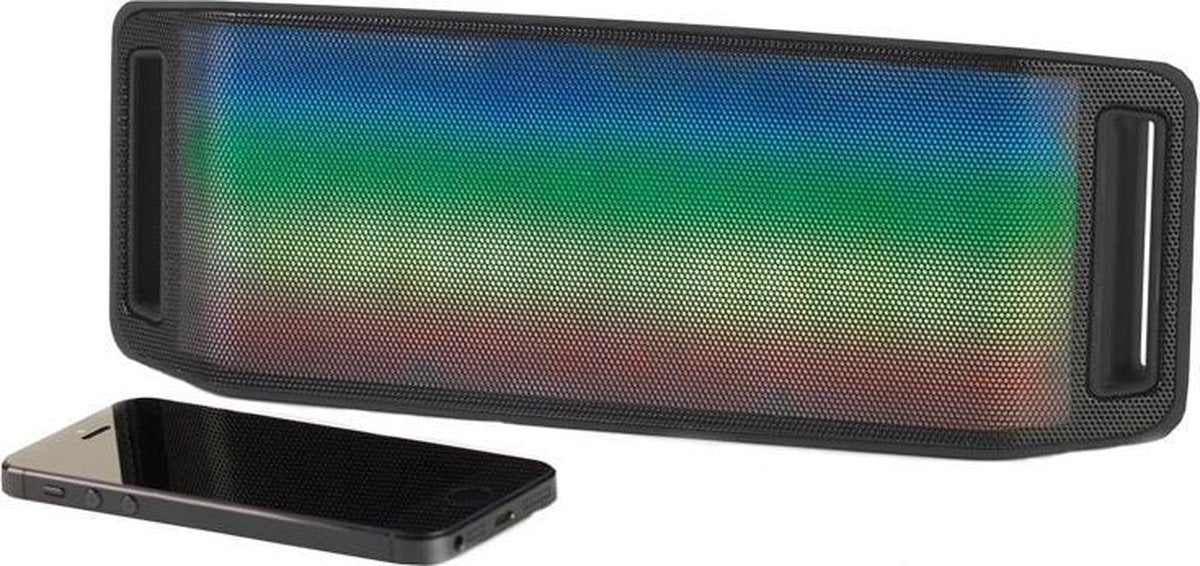 LED Bluetooth Speaker 2X3W - 28x8x10cm