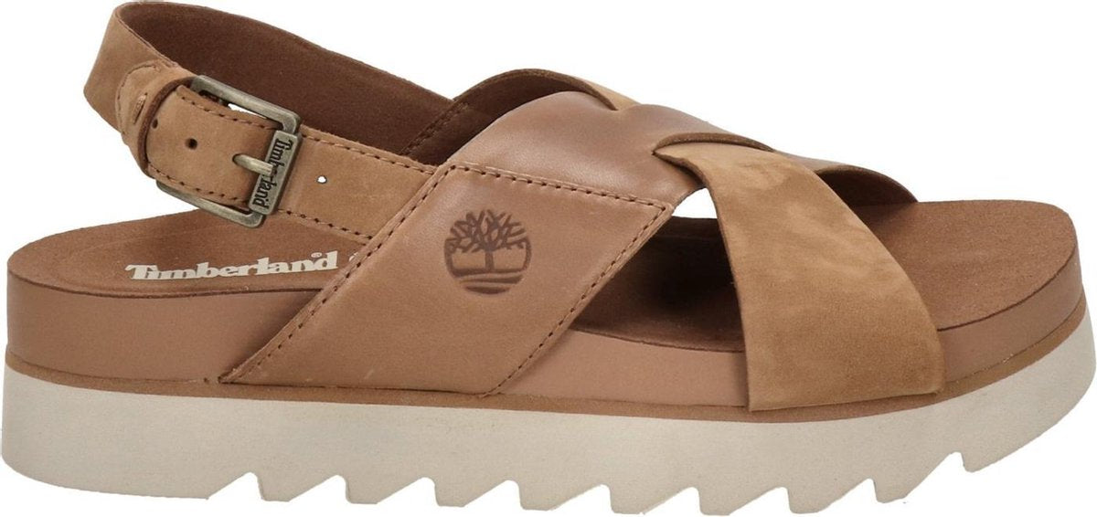 Timberland Santa Monica Sunrise dames sandaal - Cognac - Maat 37