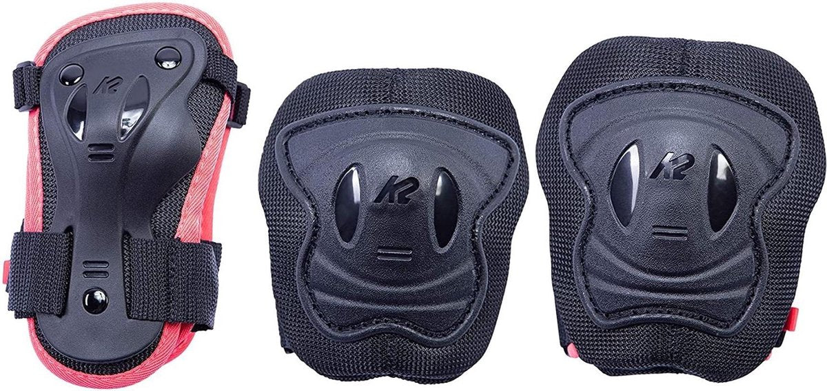 K2 Valbescherming setKinderen - donkerblauw/roze