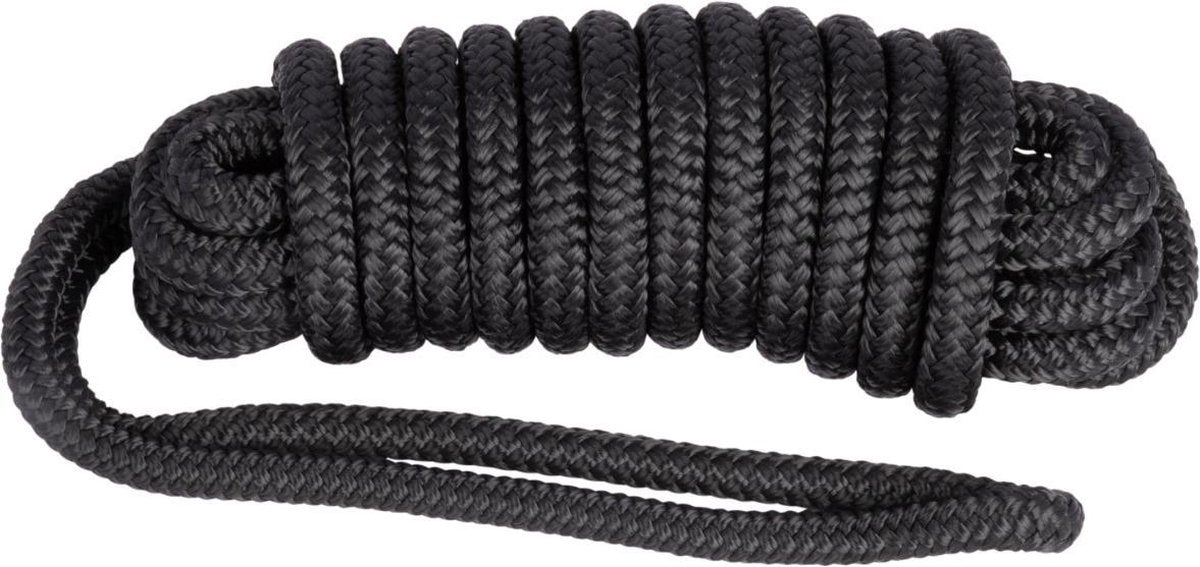 Landvast 12mm 10m 16 Strengs Soepele Landvast Zwart