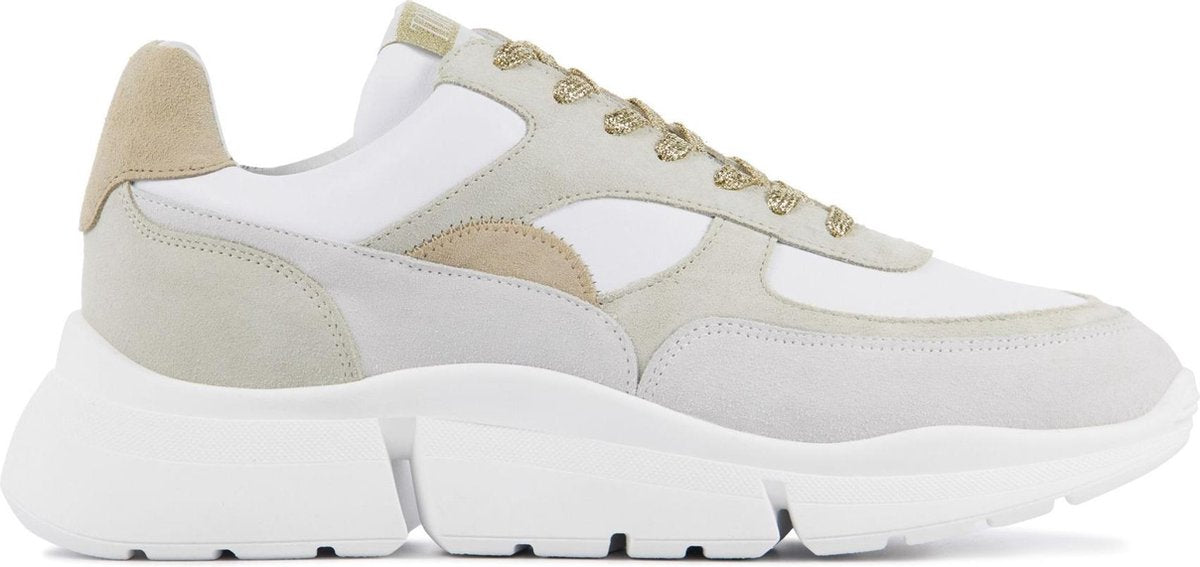 Toral Vrouwen Suède Lage sneakers / Damesschoenen 12664 - Beige - Maat 42