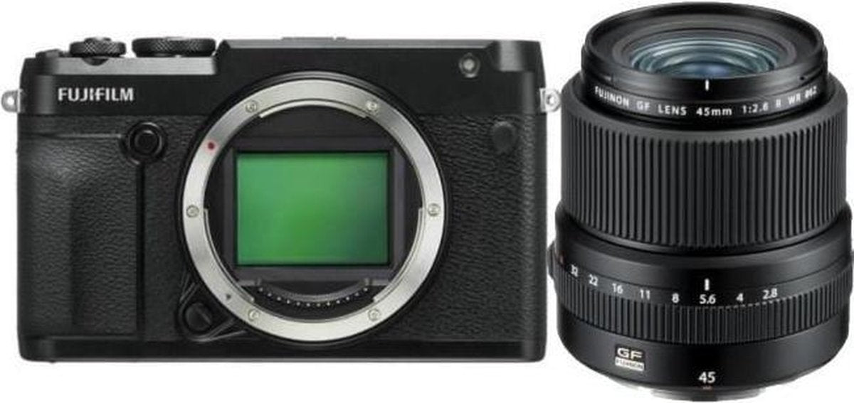 Fujifilm GFX-50R Body Black + Fujifilm GF45mm F2.8 R WR