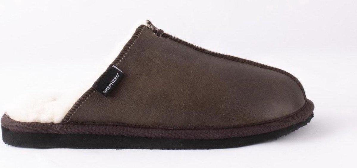 Shepherd Hugo Heren Pantoffels - Oiled Antique - Maat 41