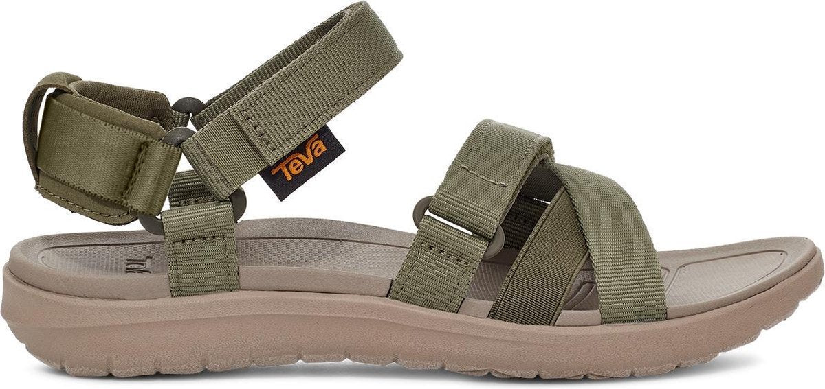 TEVA W Sanborn Mia Sandalen Dames - Olijfgroen - Maat 36