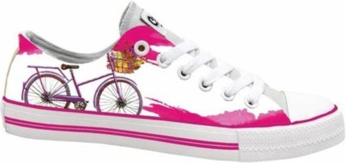 Pink Bike Kids Sneakers