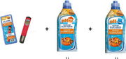 Zwembad pH kit: pH-meter + pH up liquid 1L + pH down liquid 1L