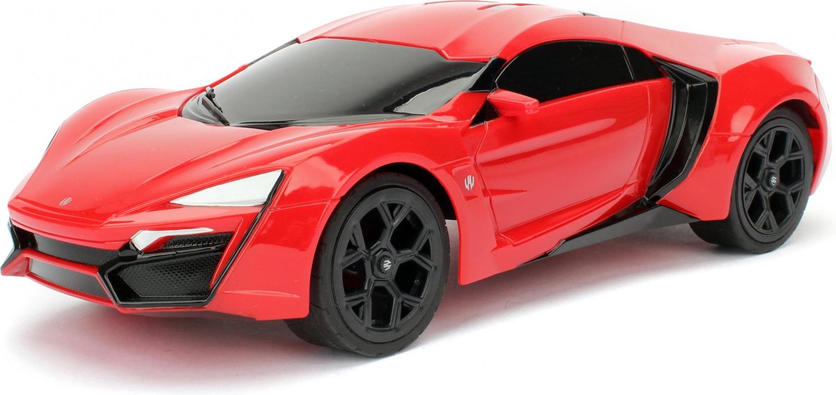 Jada Rc Auto Fast & Furious Lykan Hypersport 1:16 Rood