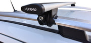 Farad Dakdragers - Opel Omega SW 1994 t/m 2003 - Open Dakrail - 100kg Laadvermogen - Aluminium - Wingbar