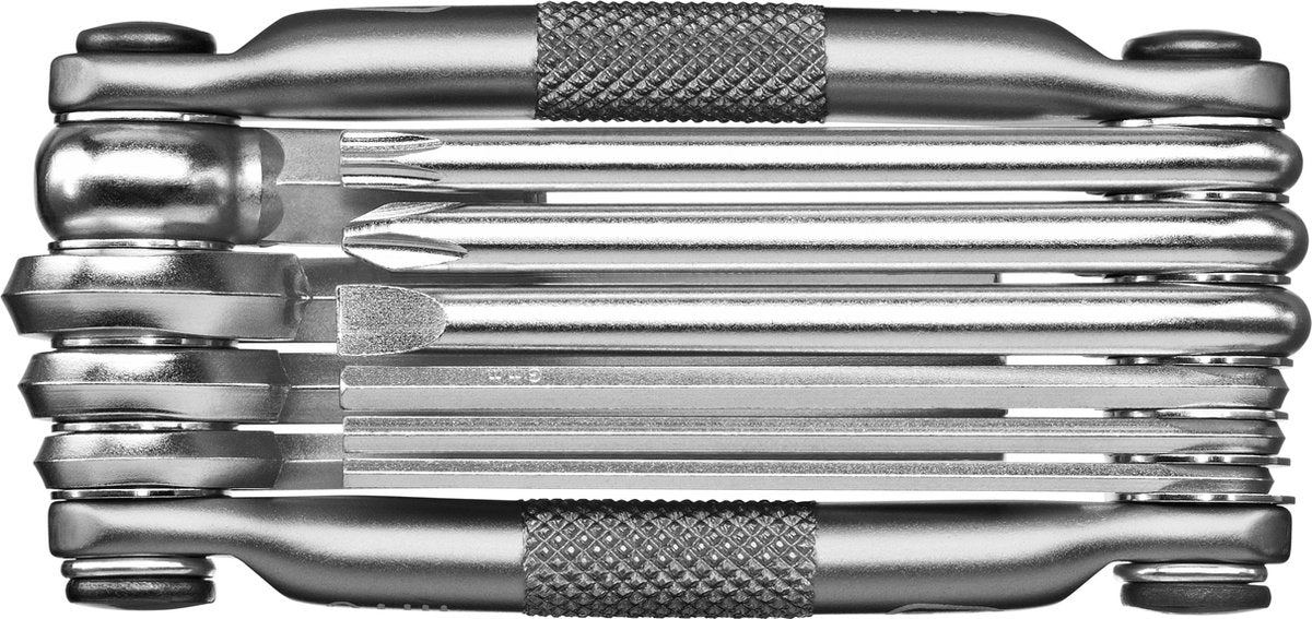 Crankbrothers multitool M10 zak model zilver 10-delig