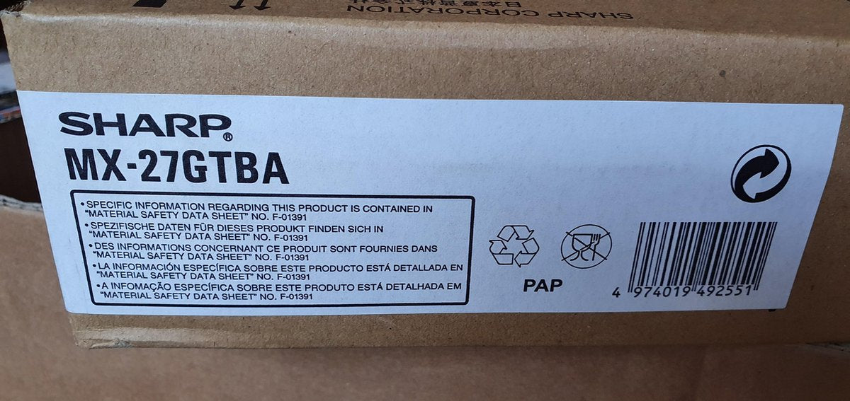 Sharp - MX-27 GTBA - Toner zwart