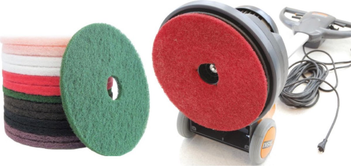 Vloerpad 5 kleuren mix 21 inch 53 cm doos a 5stuks