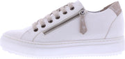 Verhulst - Tara sneaker - wit print - wijdte K - maat 36