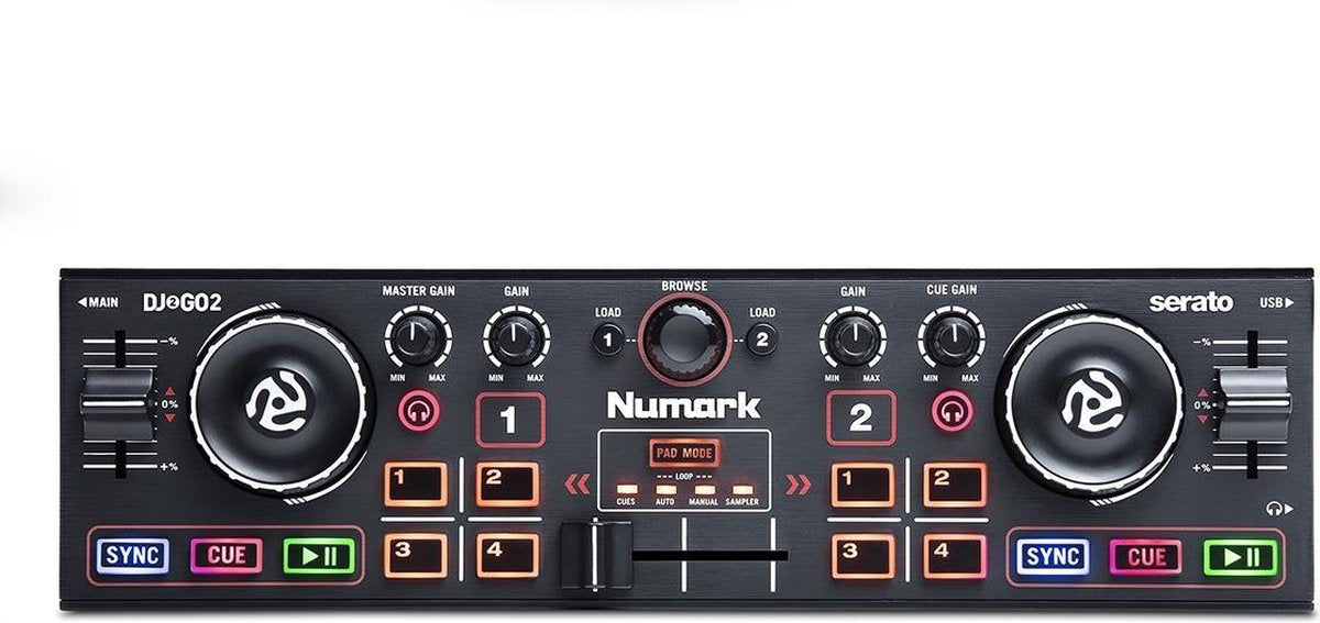 Numark DJ2GO 2 2kanalen Zwart DJ-controller
