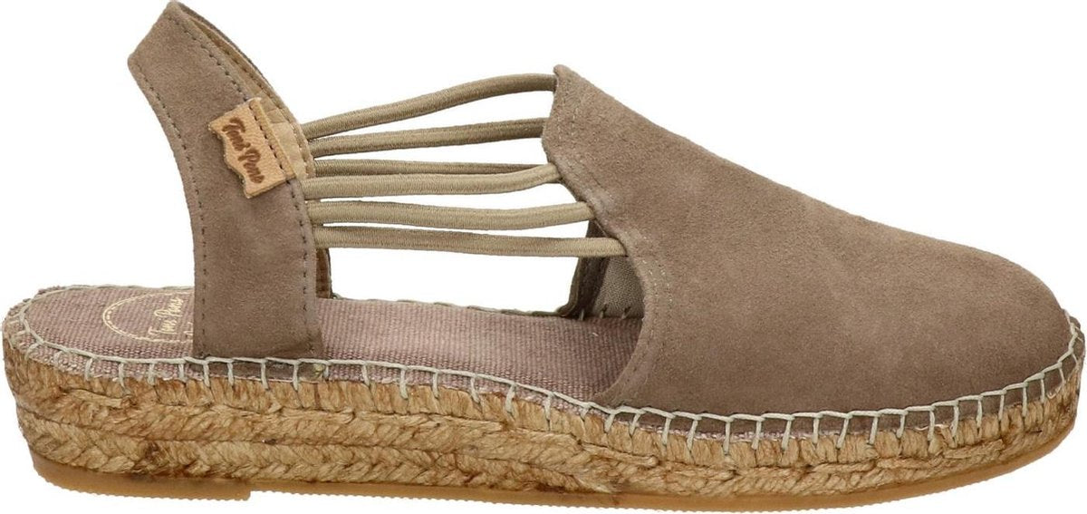 Toni Pons Nuria Dames Espadrilles - Taupe- Maat 37