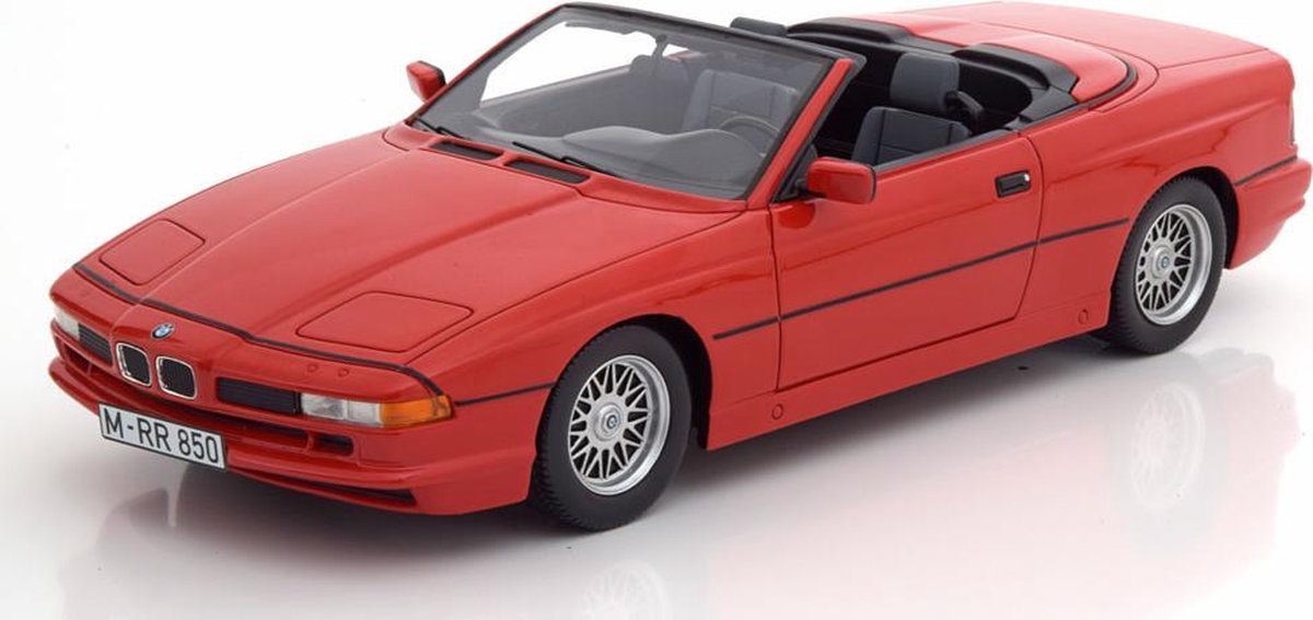 BMW 850i Cabriolet Rood 1-18 Schuco Pro R Limited 500 Pieces