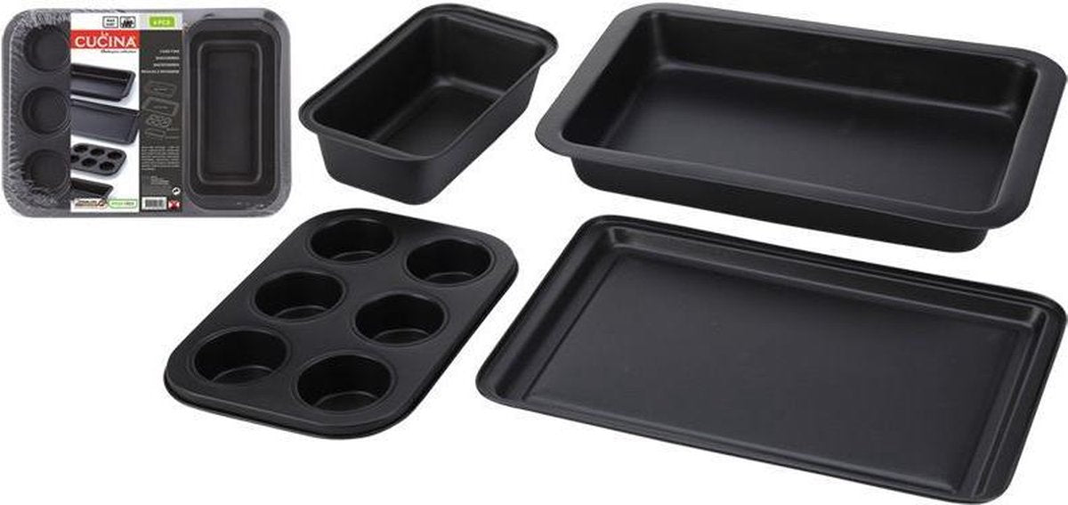 Relaxwonen - Bakvormen set - 4 stuks - compleet pakket