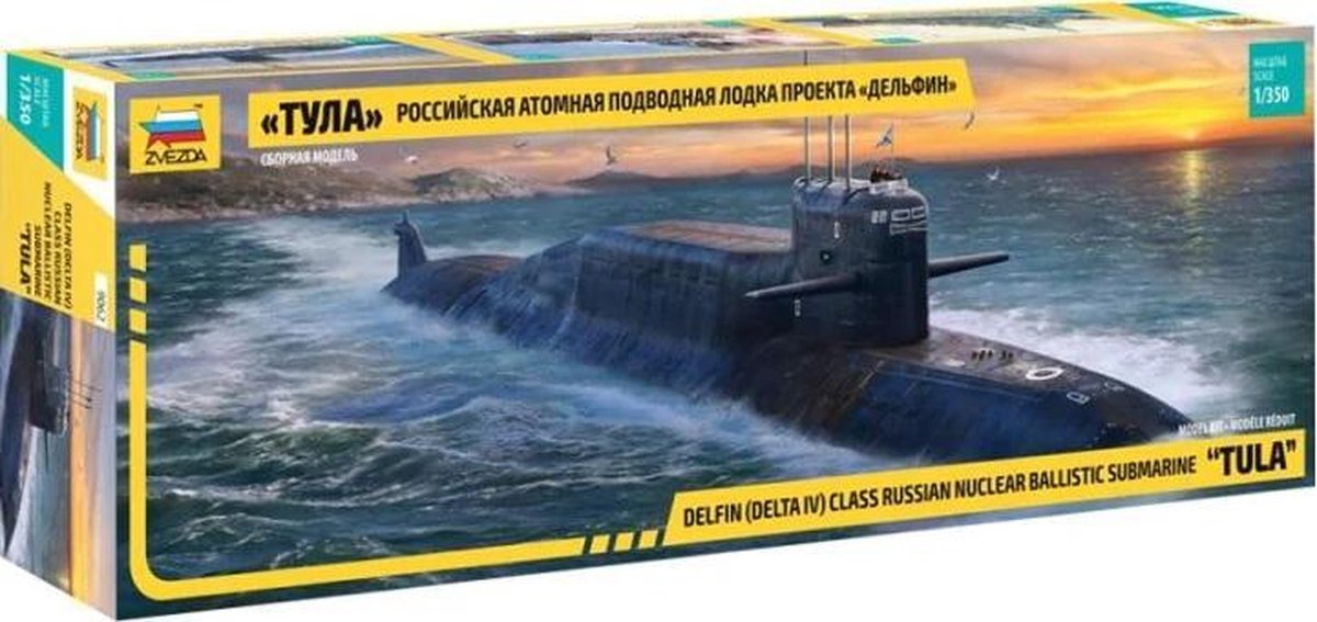 Zvezda - Tula Submarine Delfin/delta Iv Class (1/20) * - ZVE9062 - modelbouwsets