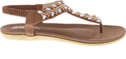 Mrch Label Eke Dames Sandalen - Bruin - Maat 37