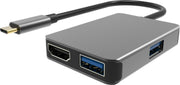 NÖRDIC DOCK-101 Dockingstation USB-C naar HDMI 4K 30Hz