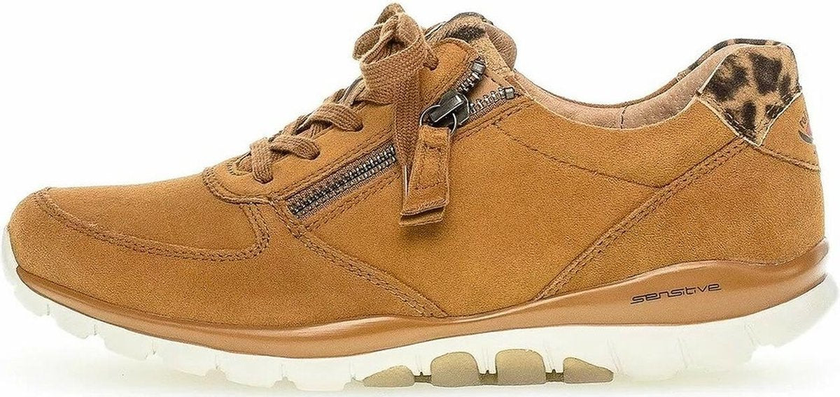 Gabor Rollingsoft 56.968.41 dames sneaker - bruin - maat 37.5