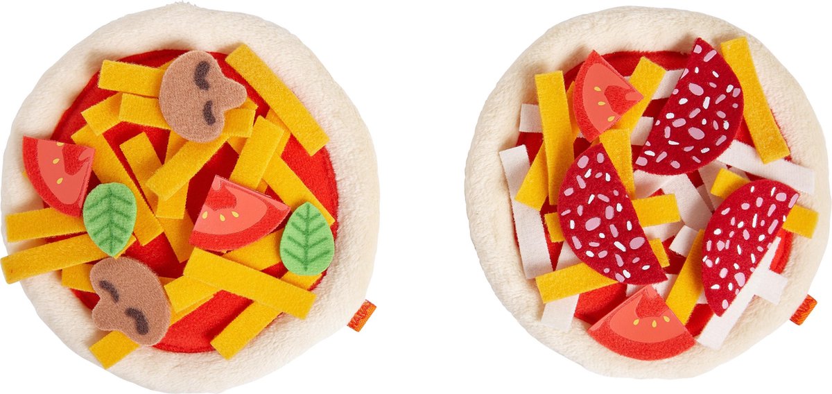 Haba Mini-pizza's Junior 12 Cm Polyester Rood 2-delig
