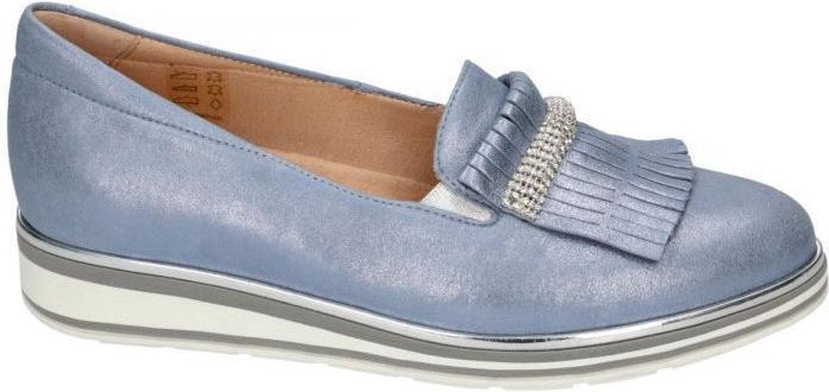 Softwaves -Dames -  blauw - mocassins - loafers - maat 39½