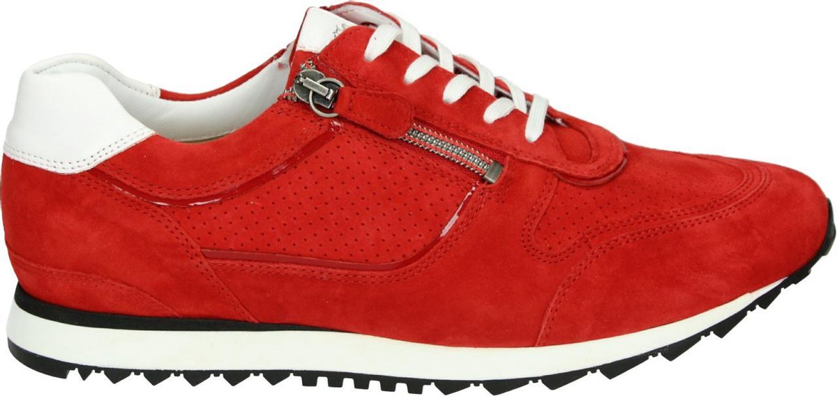 Hassia 301919 - Volwassenen Lage sneakers - Kleur: Rood - Maat: 40.5