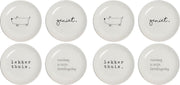 Gusta Bordje Ø 15cm Genieters set 4 stuks - set 2 stuks
