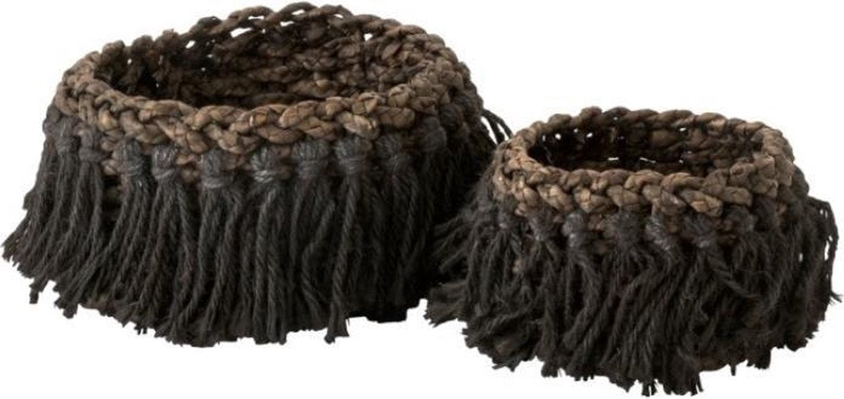 J-Line Engel Met Hart Mango Hout Naturel/Wit Large