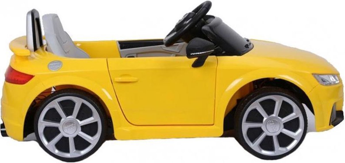 Audi TT RS - Elektrische Kinderauto - Accu Auto - Sterke Accu - Afstandbediening - Geel