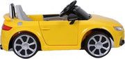 Audi TT RS - Elektrische Kinderauto - Accu Auto - Sterke Accu - Afstandbediening - Geel