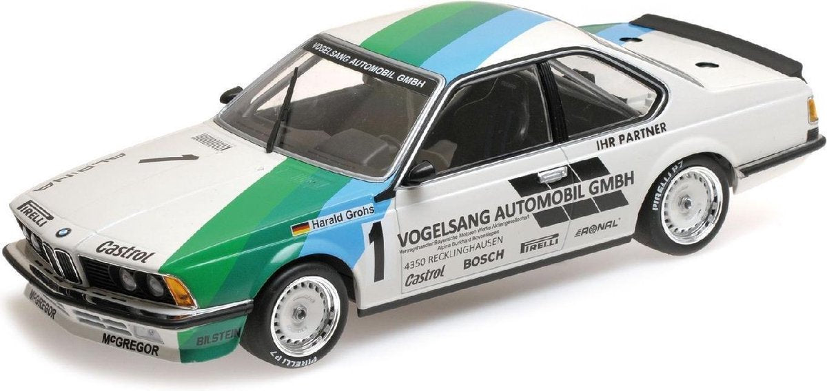 BMW 635 CSi Vogelsang Automobile #1 Bergischer Löwe Zolder - 1:18 - Minichamps