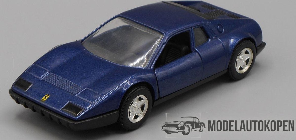 Ferrari 1963 365 GT4 BB (Blauw) 1/43 Shell Classico - Modelauto - Schaalmodel - Model auto - Miniatuurautos - Miniatuurauto
