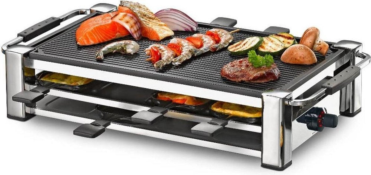 Rommelsbacher RCC 1500 Raclette - Gourmetstel - 8 Personen