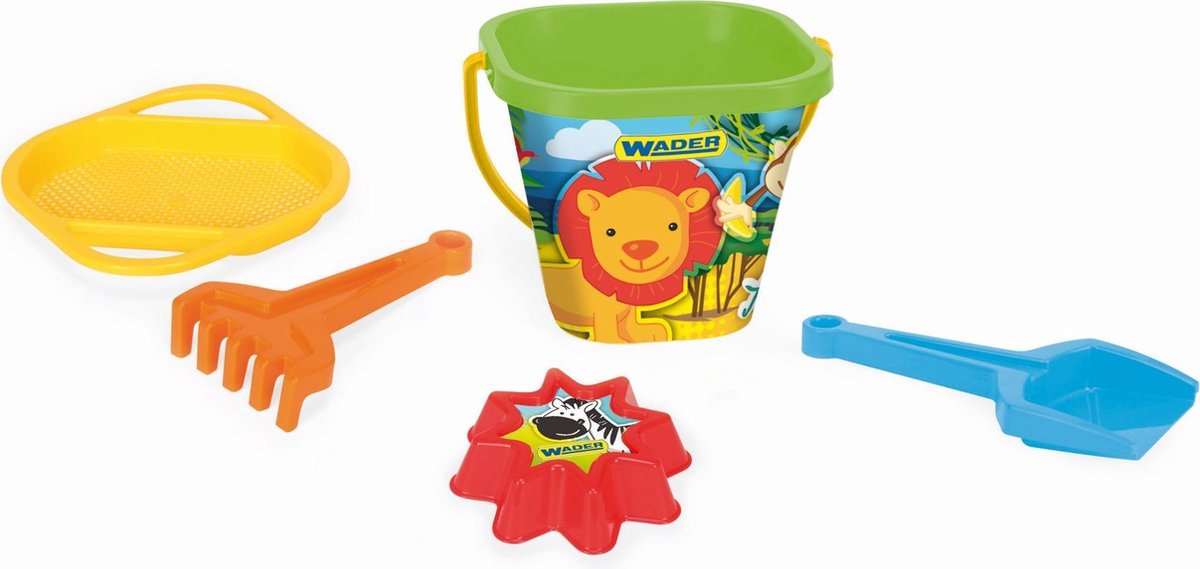 Wader emmersetje happy animals 5 delig groen - 175041