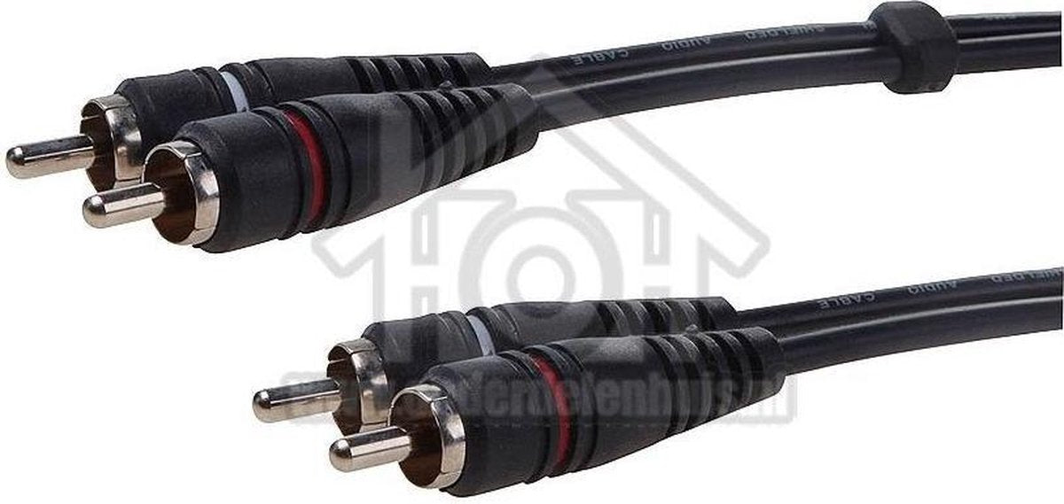 Tulp Kabel 2x RCA Male-2x RCA Male