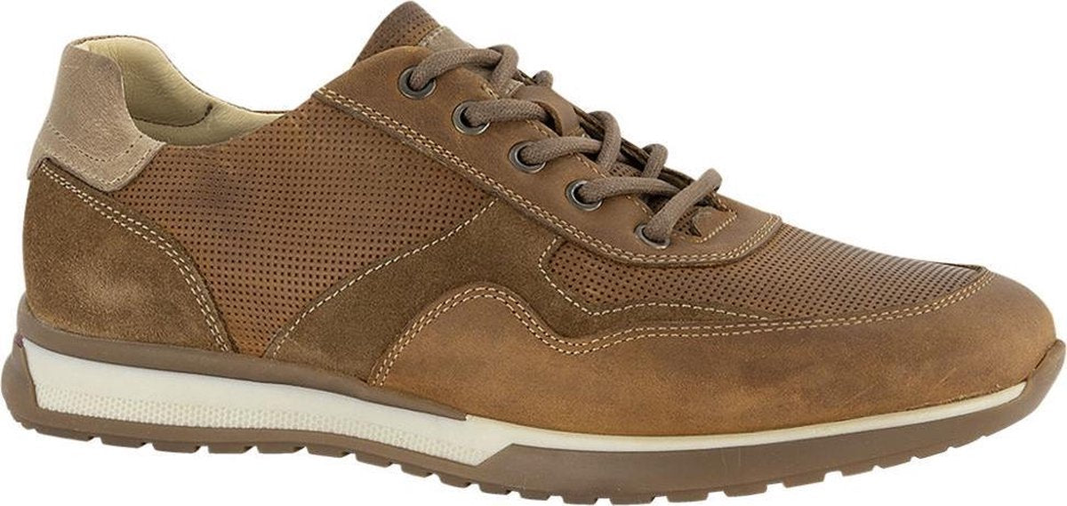 Gallus Heren Bruine leren sneaker - Maat 44